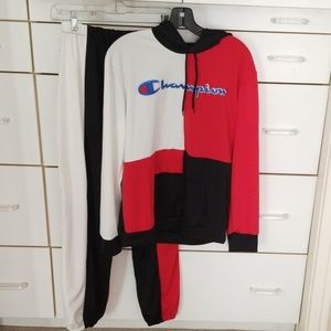 Woman Polyester Track suite, Hoody +Pants XL